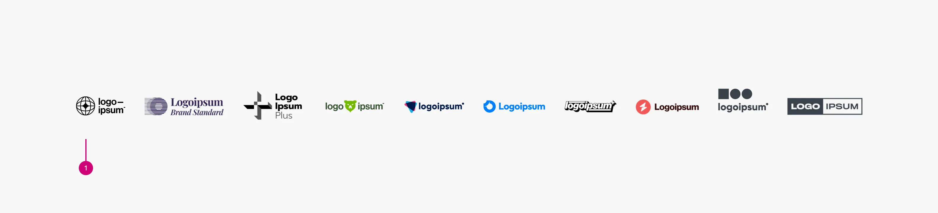 Logo block anatomy