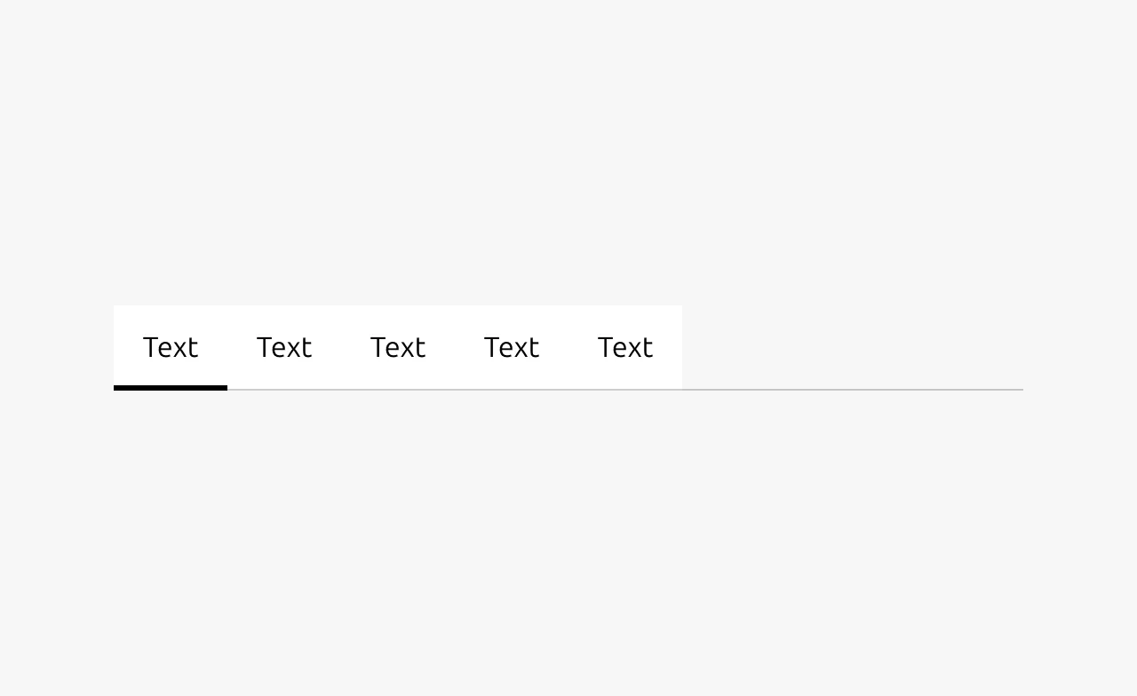 Tabs example